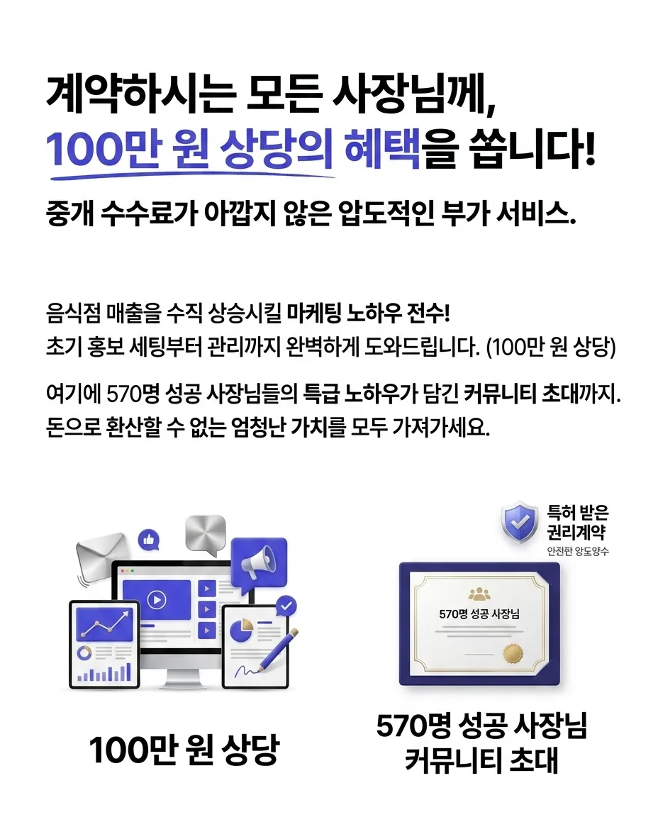 구내식당 양도양수 전문부동산